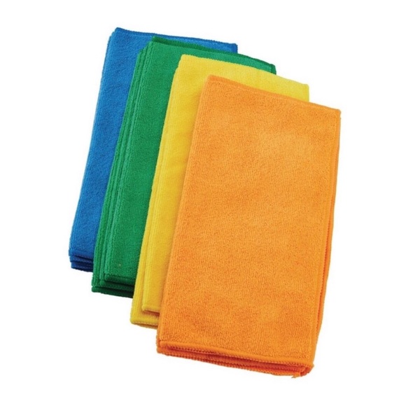 3/$15 NEW Microfiber Towels Cleaning Cloths 12”x 12”, SET OF 4, Different Colors - Picture 2 of 16